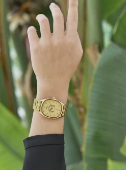 Grande Colorama gold watch Kelton x Ines de la Fressange Paris