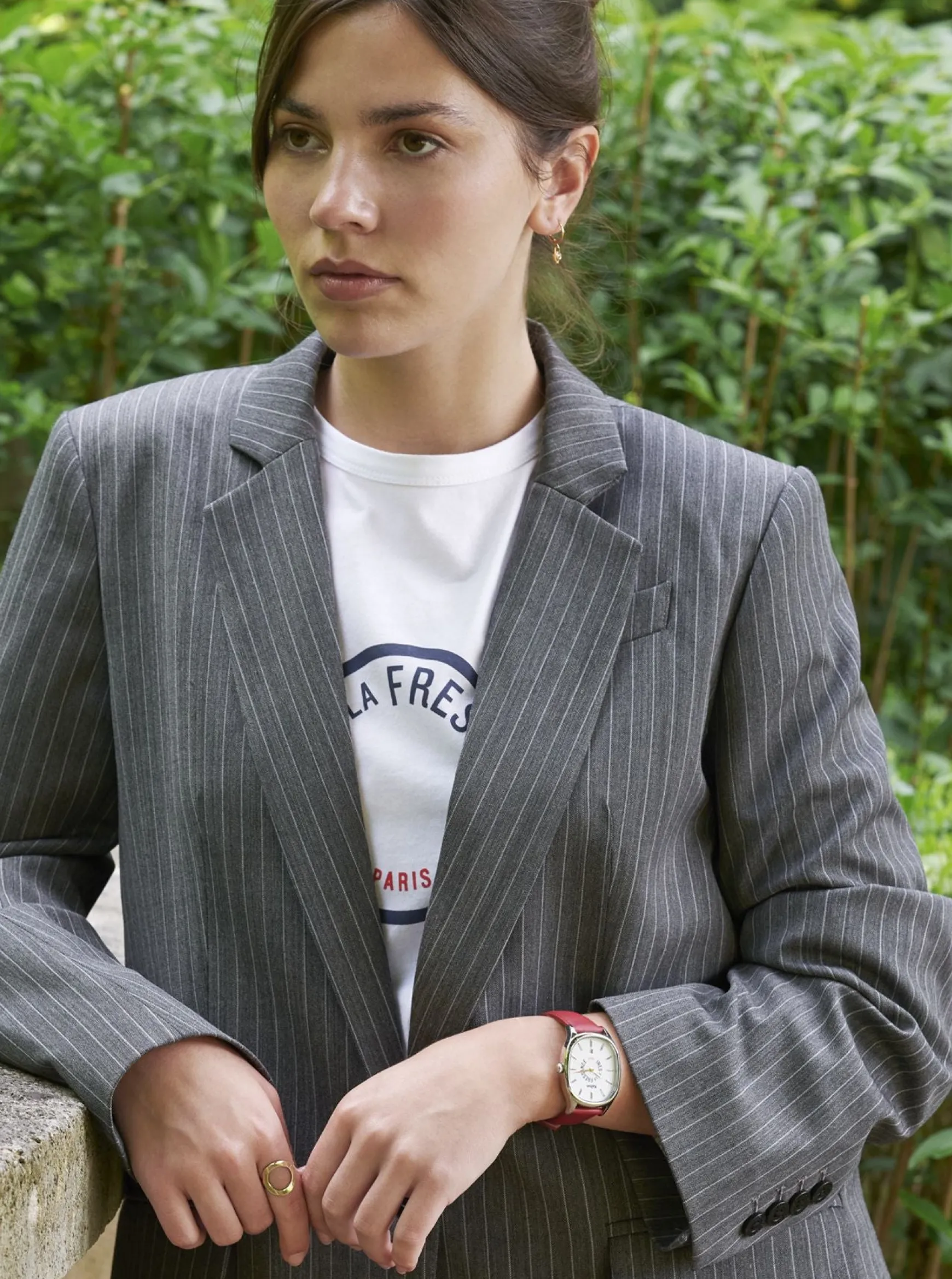 Grande Colorama red watch Kelton x Ines de la Fressange Paris