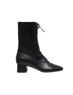 High lace-up boots