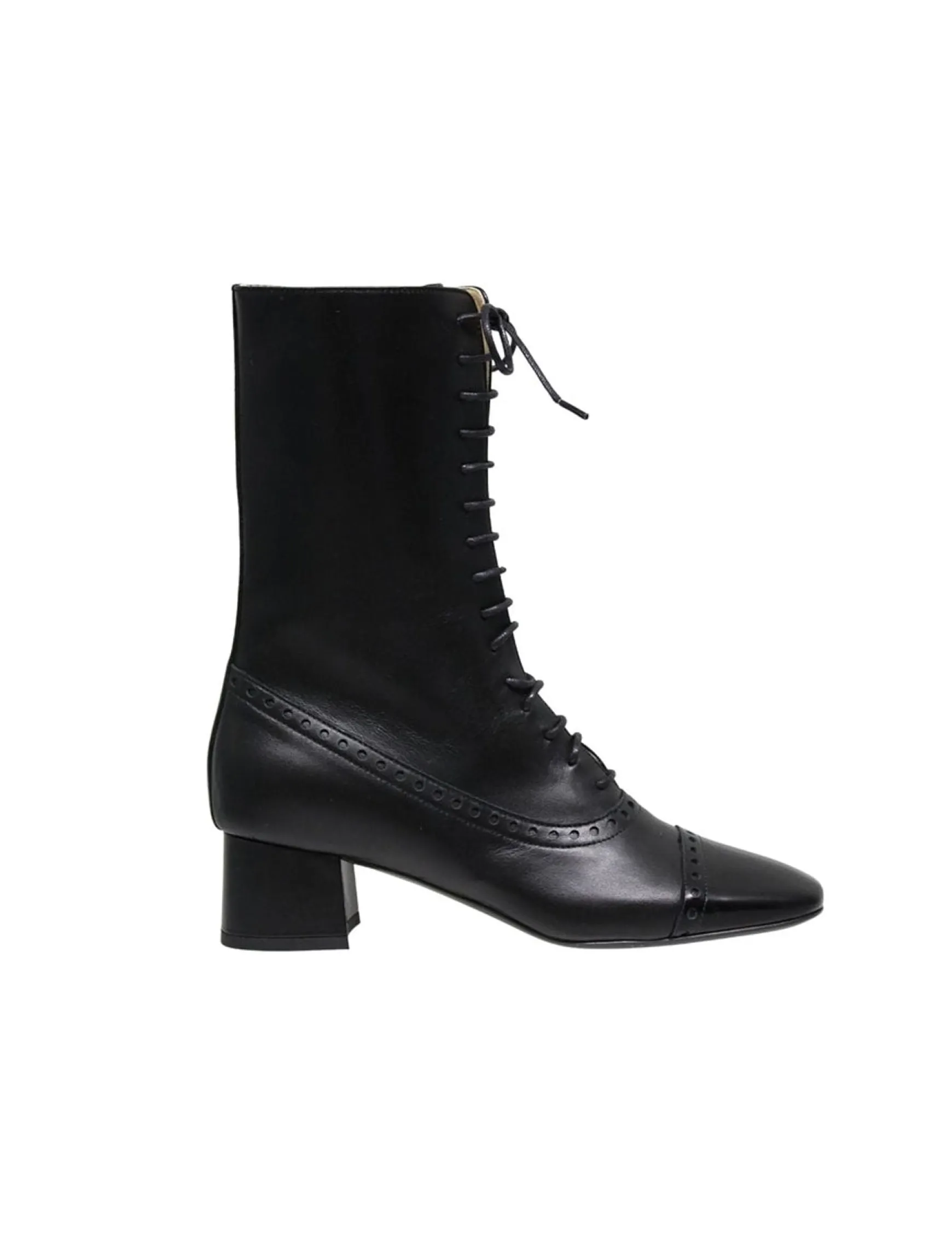 High lace-up boots
