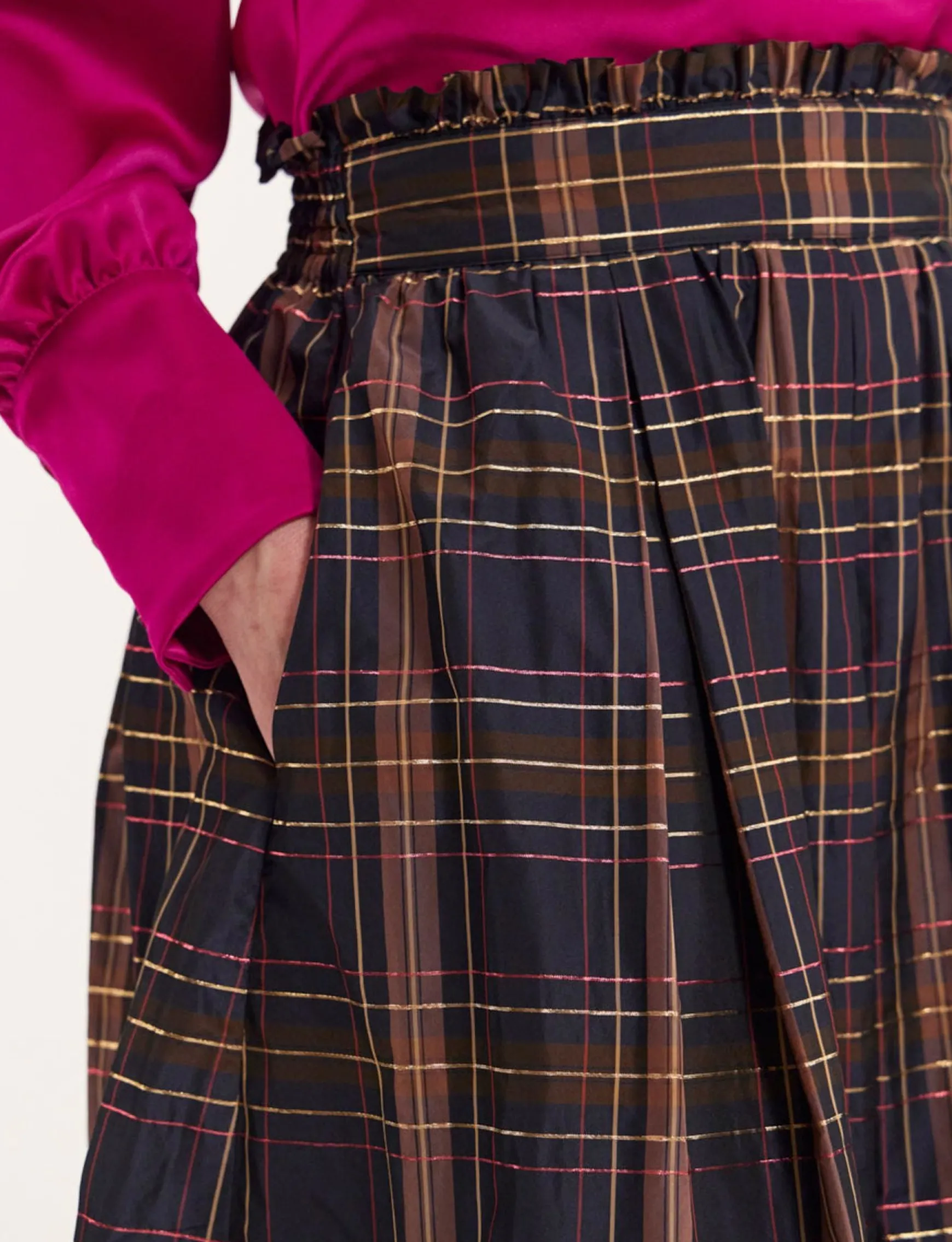 Héloïse plaid skirt
