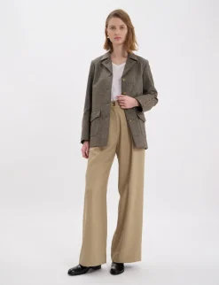 Jil mottled green wool jacket