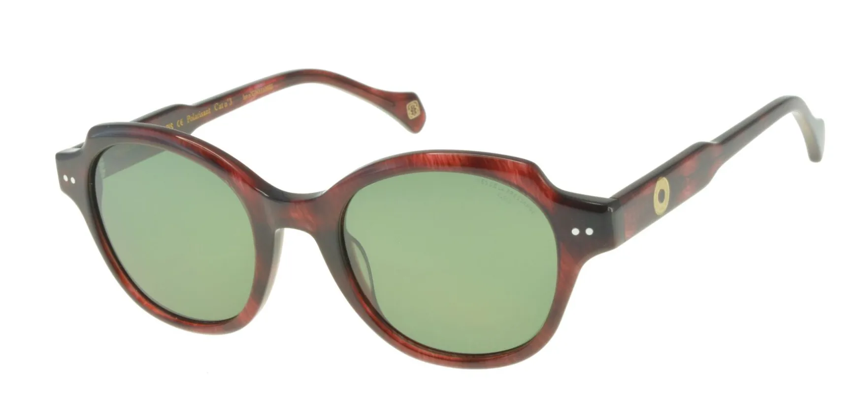 Julianne burgundy sunglasses