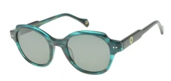 Julianne translucent green sunglasses