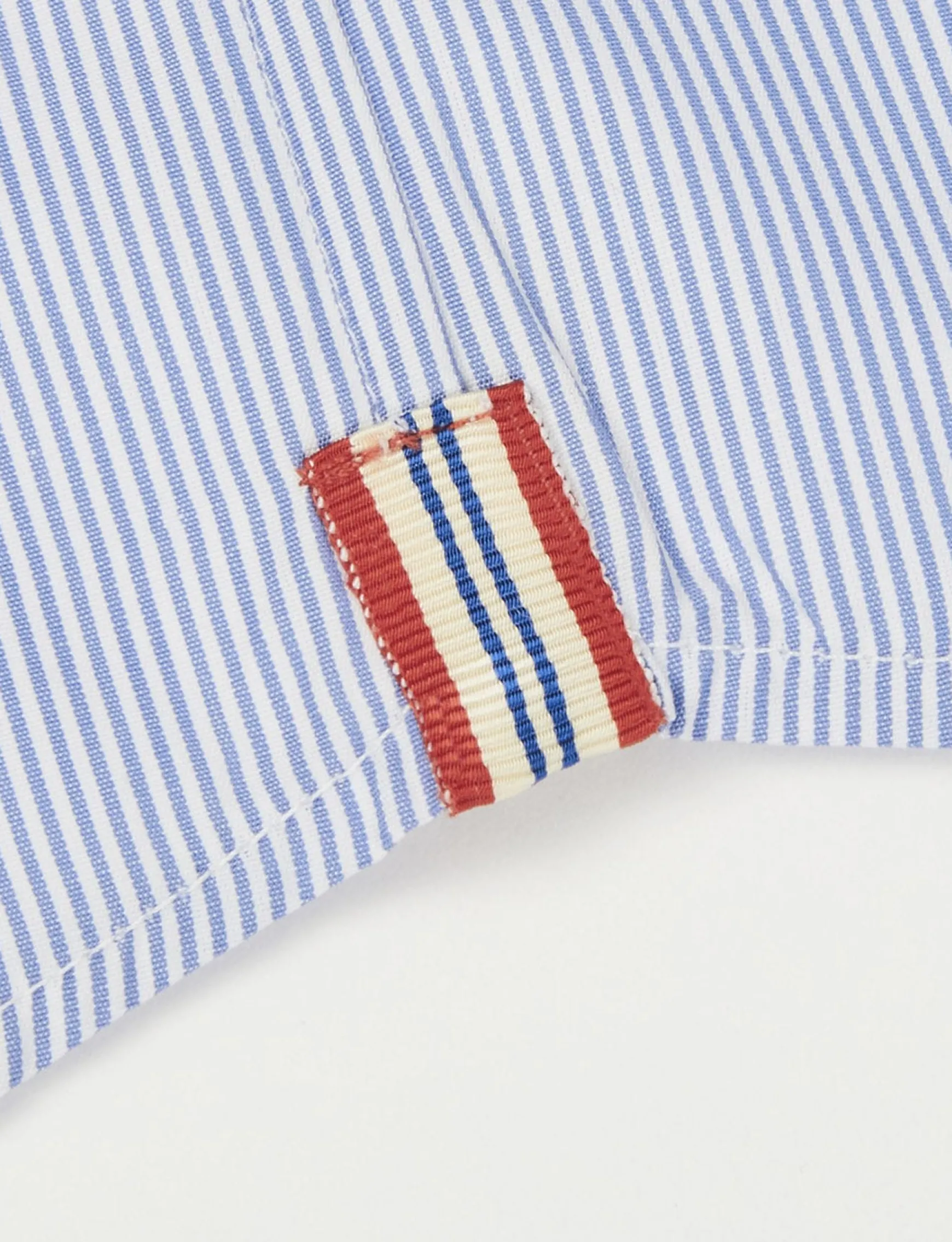Julien men's blue striped shirt
