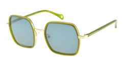 Katherine crystal green gold sunglasses