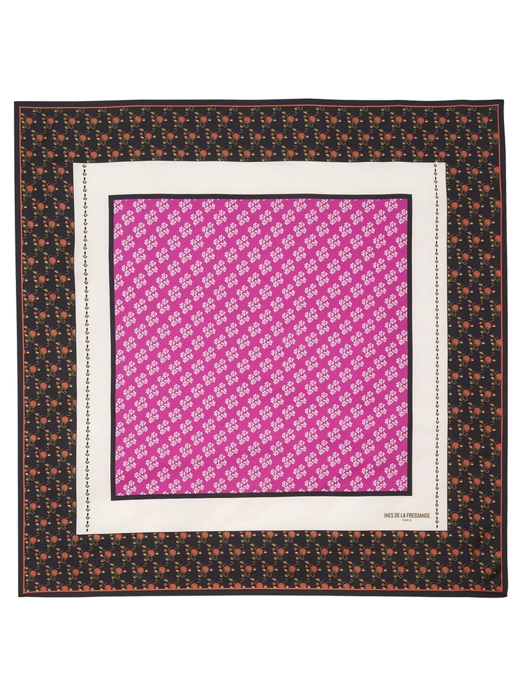 Lewis Indian flower print scarf