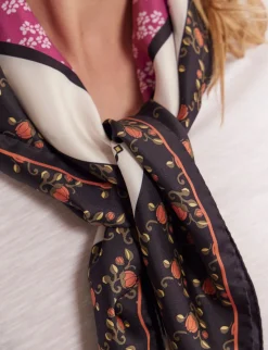 Lewis Indian flower print scarf