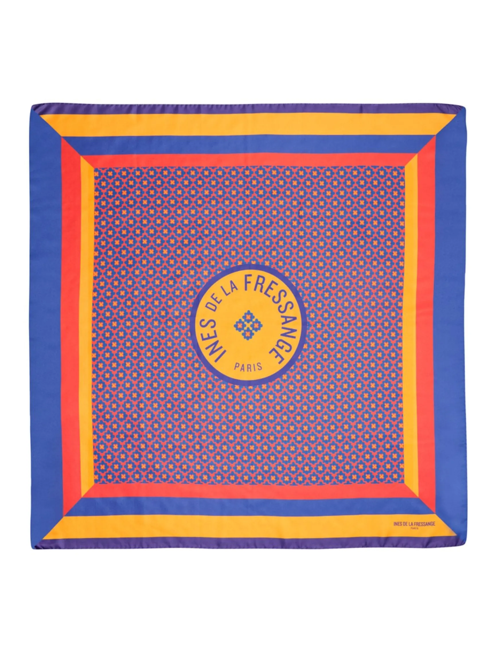 Lewis red print scarf