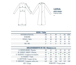 Léna long dress with white ruffles and embroidered fabric