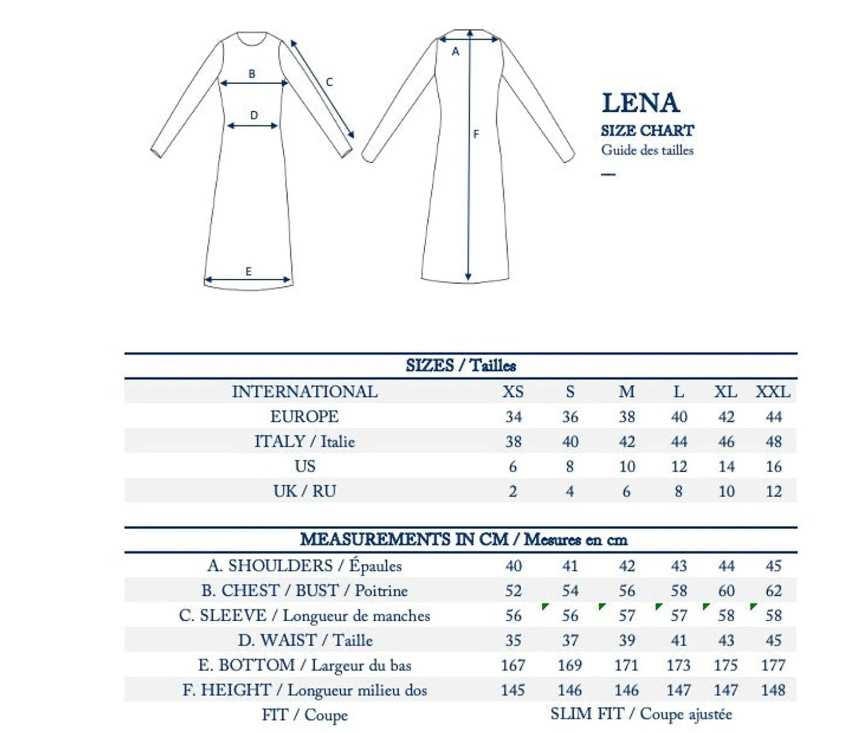 Léna long dress with white ruffles and embroidered fabric