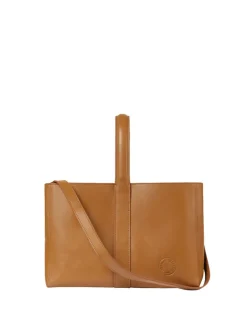 Léonore S bag camel leather