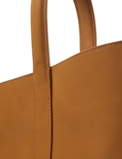 Léonore S bag camel leather