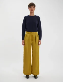 Luciano mustard trousers