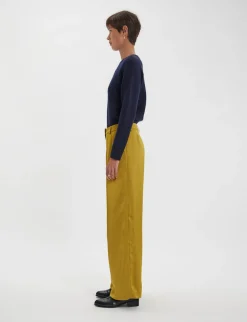 Luciano mustard trousers