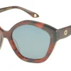 Marbled red Marilyn sunglasses