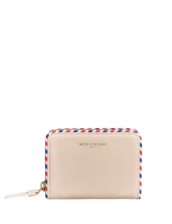 Marcia pinkish beige wallet and card holder