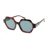 Marion red tortoiseshell sunglasses