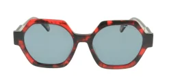 Marion red tortoiseshell sunglasses