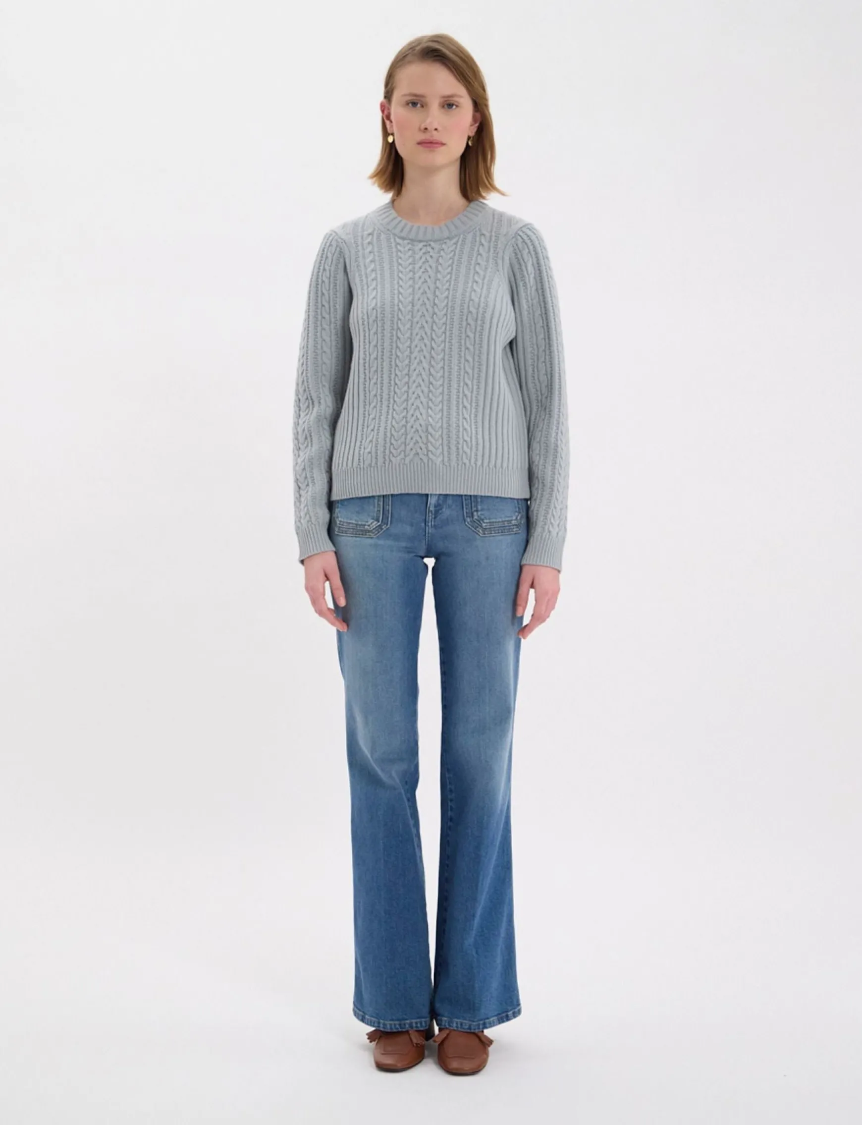 Marlon almond green jumper