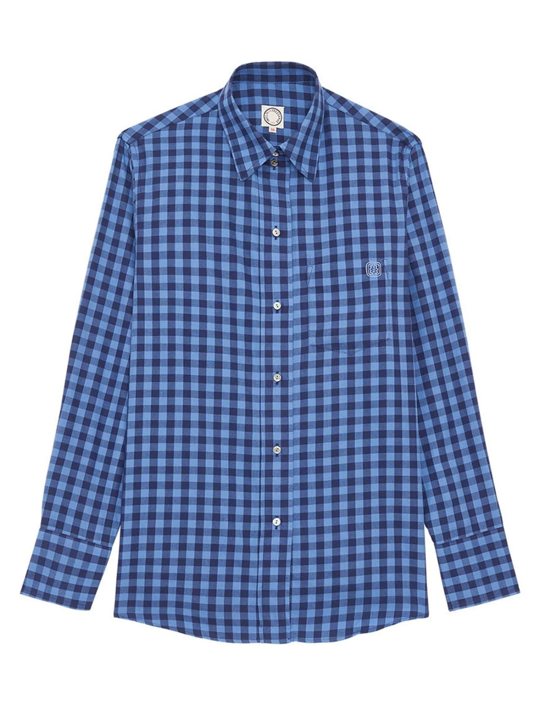 Maureen blue check shirt