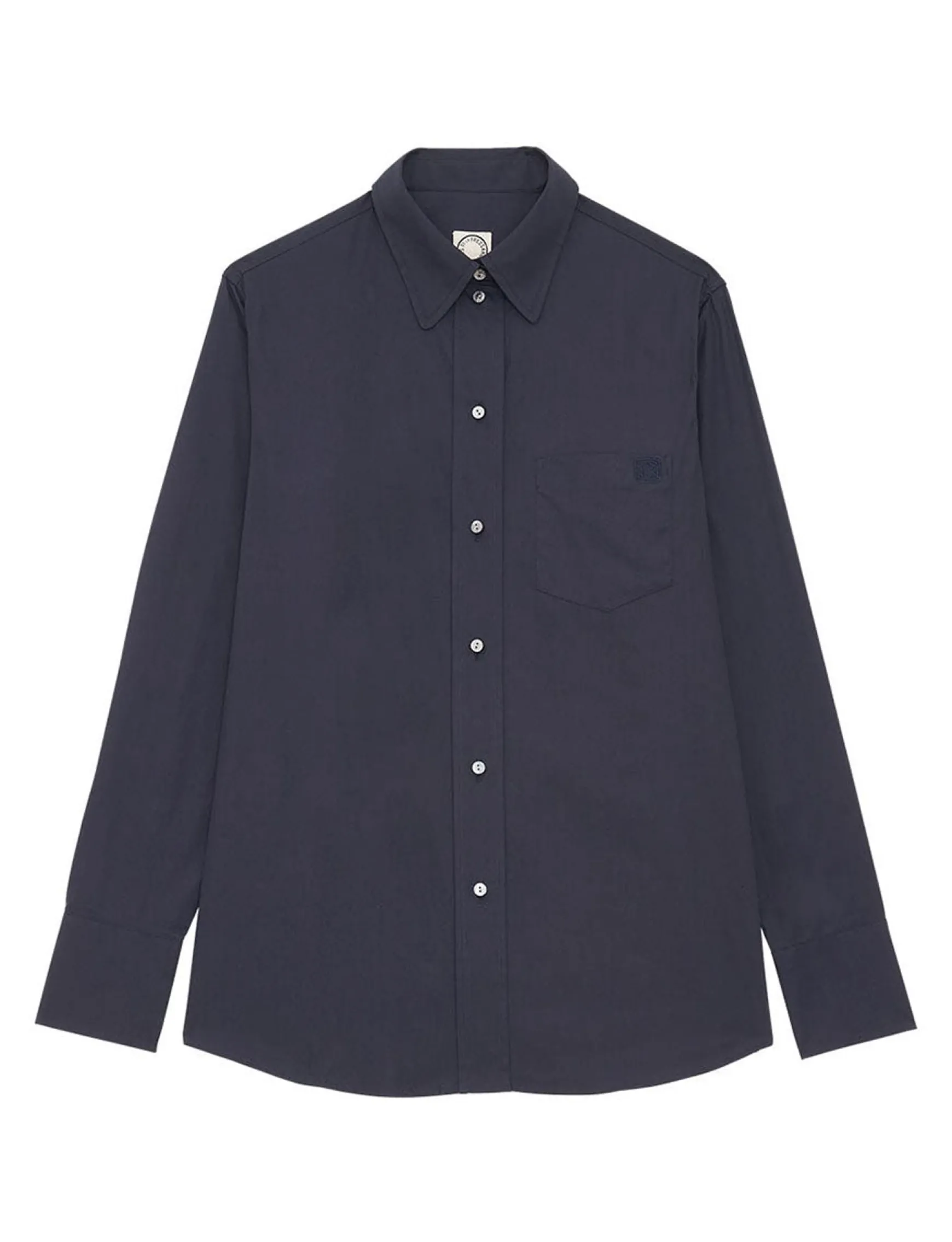 Maureen navy cotton shirt