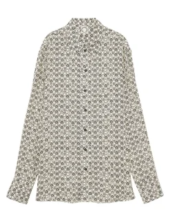 Maureen oak leaf print shirt