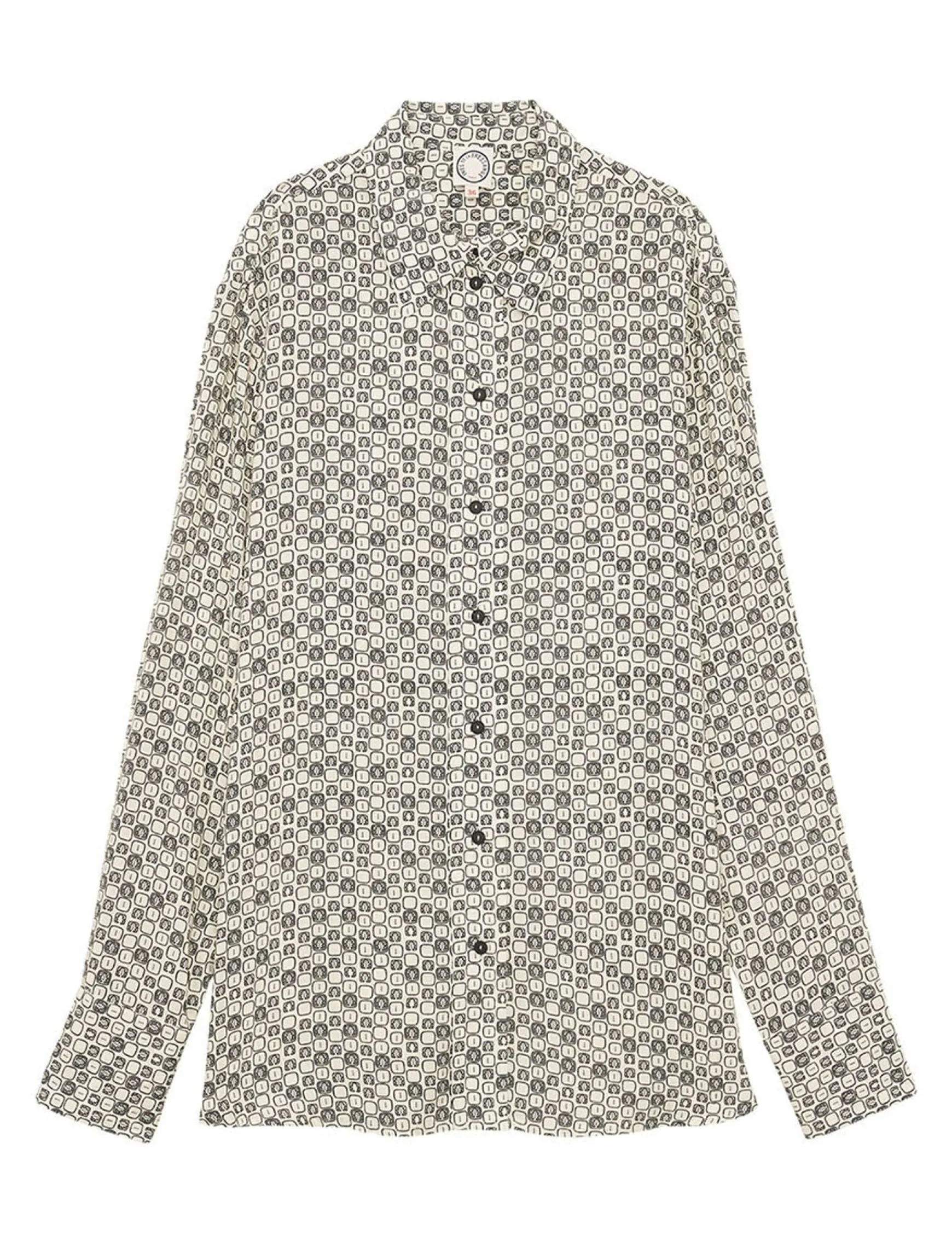 Maureen oak leaf print shirt