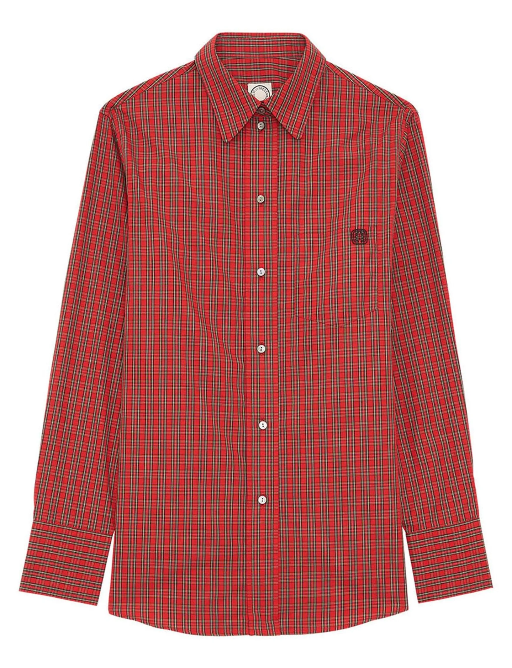 Maureen red check shirt