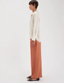 Maureen shirt in raw silk