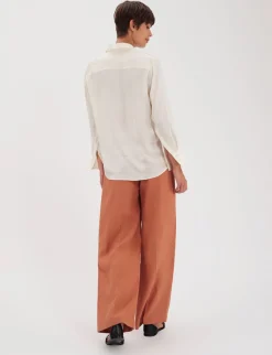 Maureen shirt in raw silk