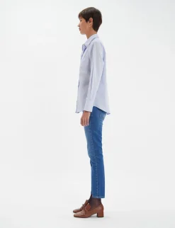 Maureen sky blue shirt