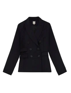 Maurice navy blue wool jacket