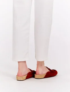 Moccasin mule Flavie cognac leather