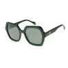 Monica green sunglasses
