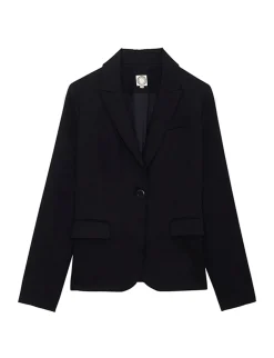 Nicoletta navy blue jacket
