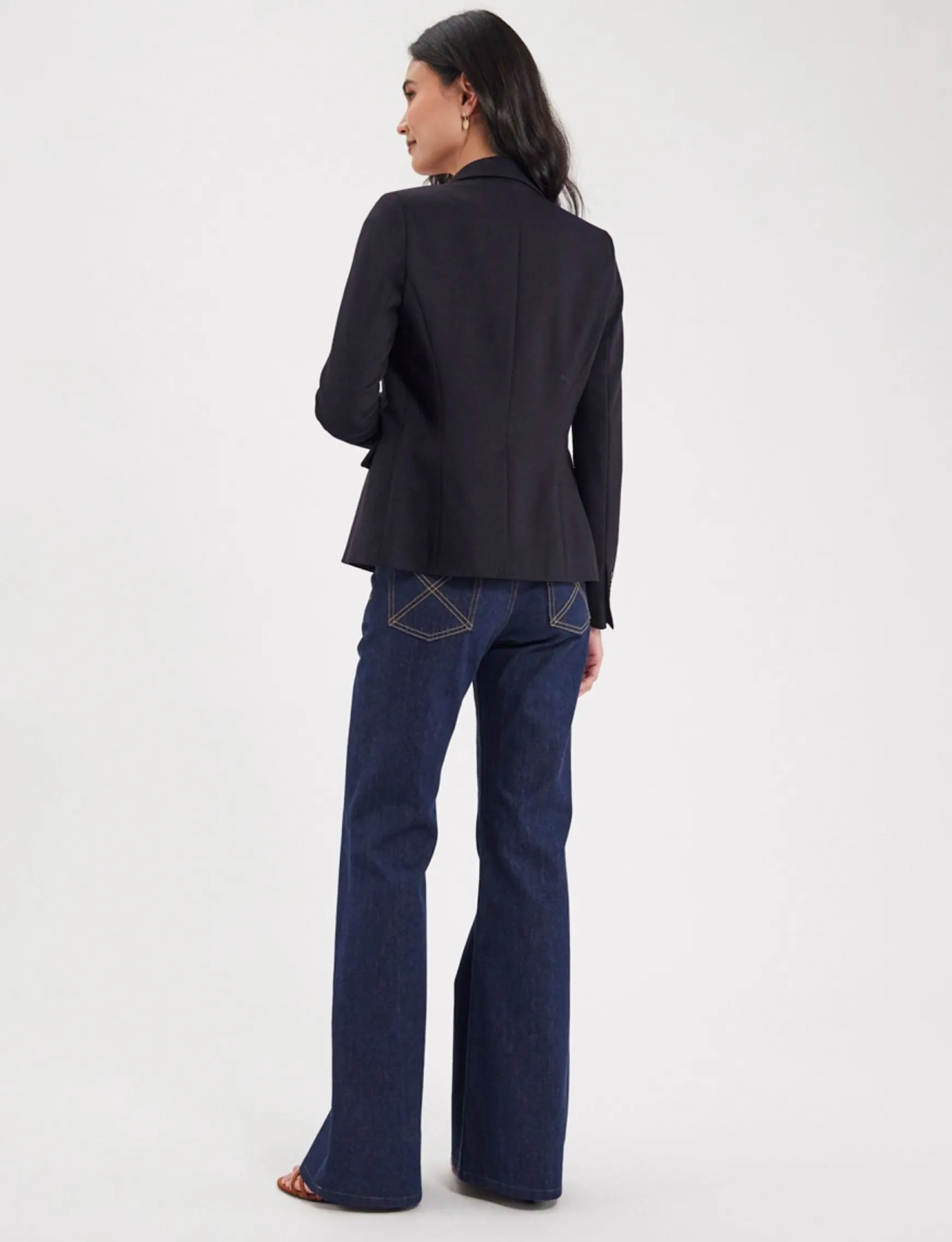 Nicoletta navy blue jacket