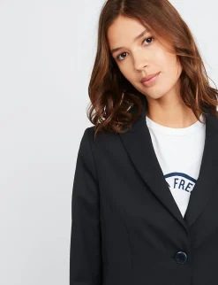 Nicoletta navy blue jacket no longer in use