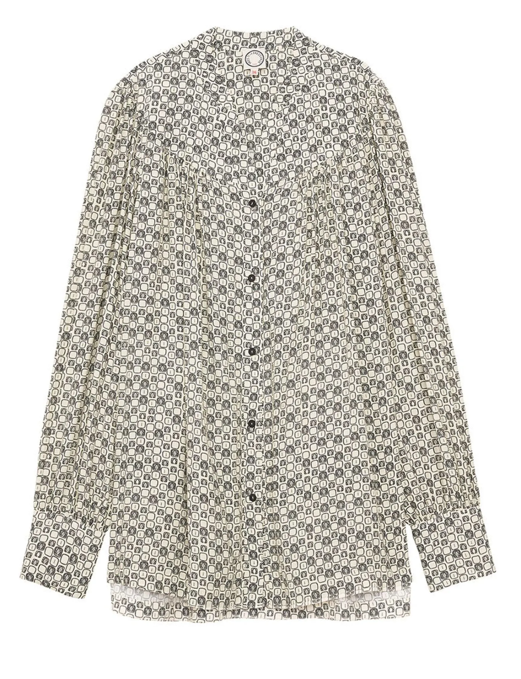 Ornella Oak Leaf Print Blouse