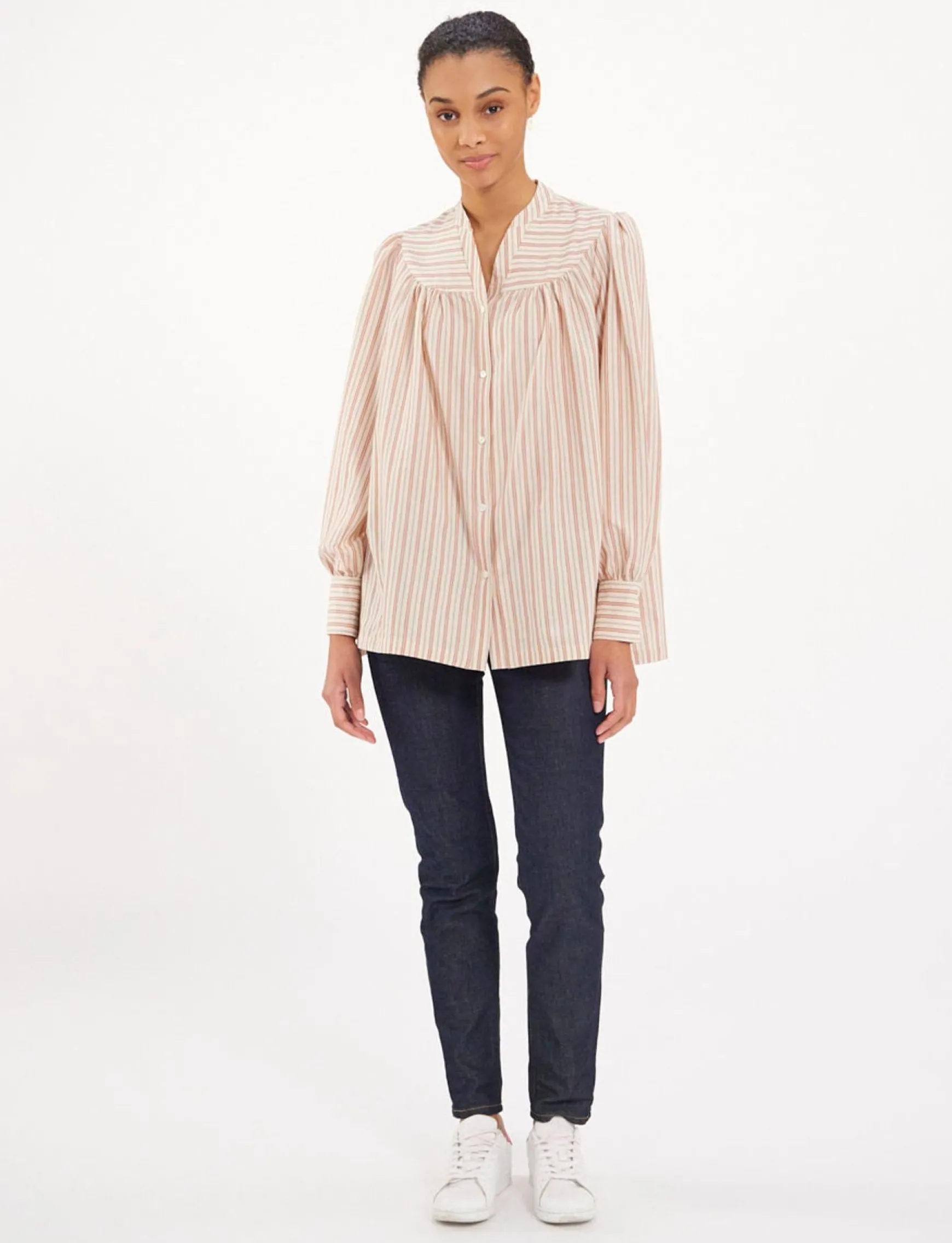 Ornella striped blouse