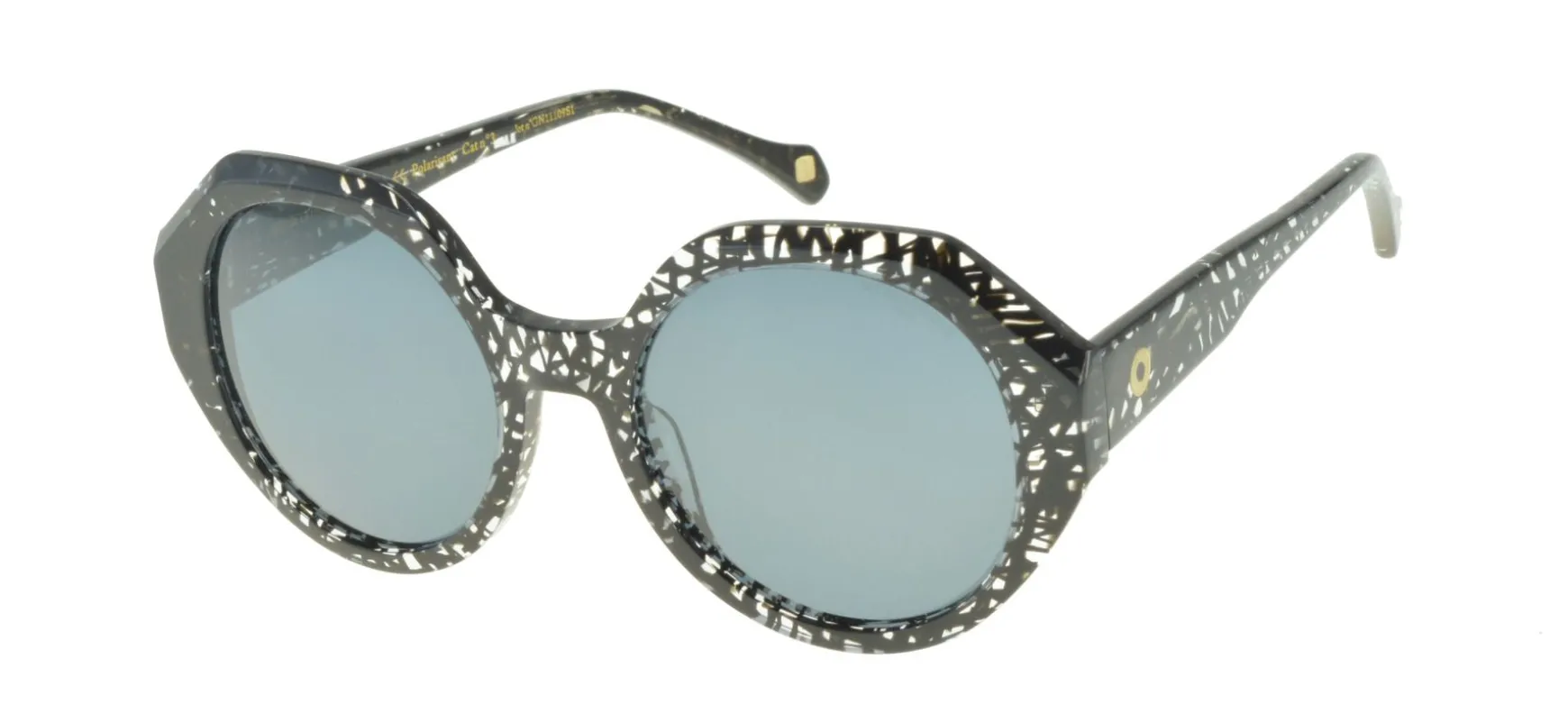 Ornella textured black sunglasses