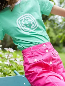 Oscar green round-neck t-shirt