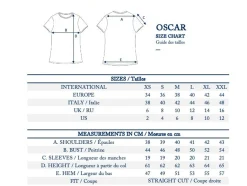 Oscar white logo pink T-shirt