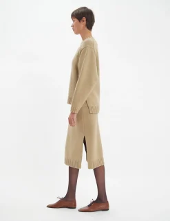 Paulin jumper in camel wool