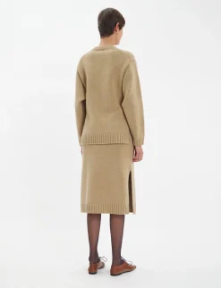Paulin jumper in camel wool