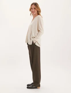 PONCHO PULLOVER TUNISIAN COLLAR ML