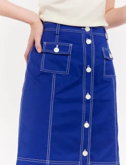 Rachel blue skirt