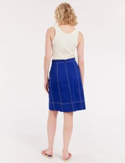 Rachel blue skirt