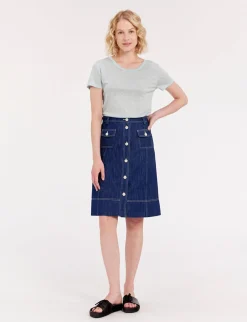 Rachel denim skirt