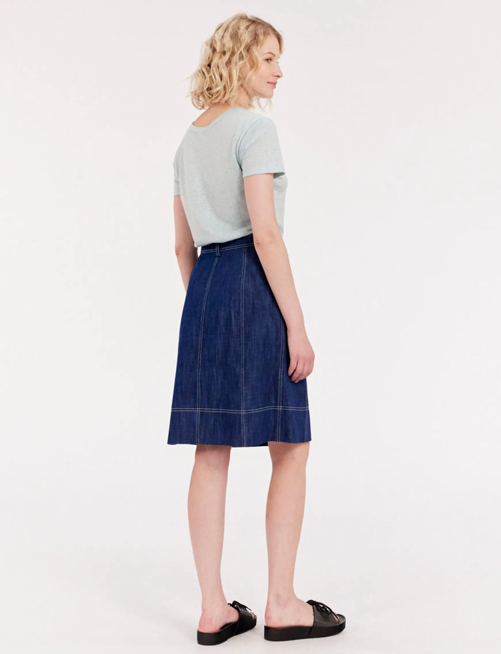 Rachel denim skirt